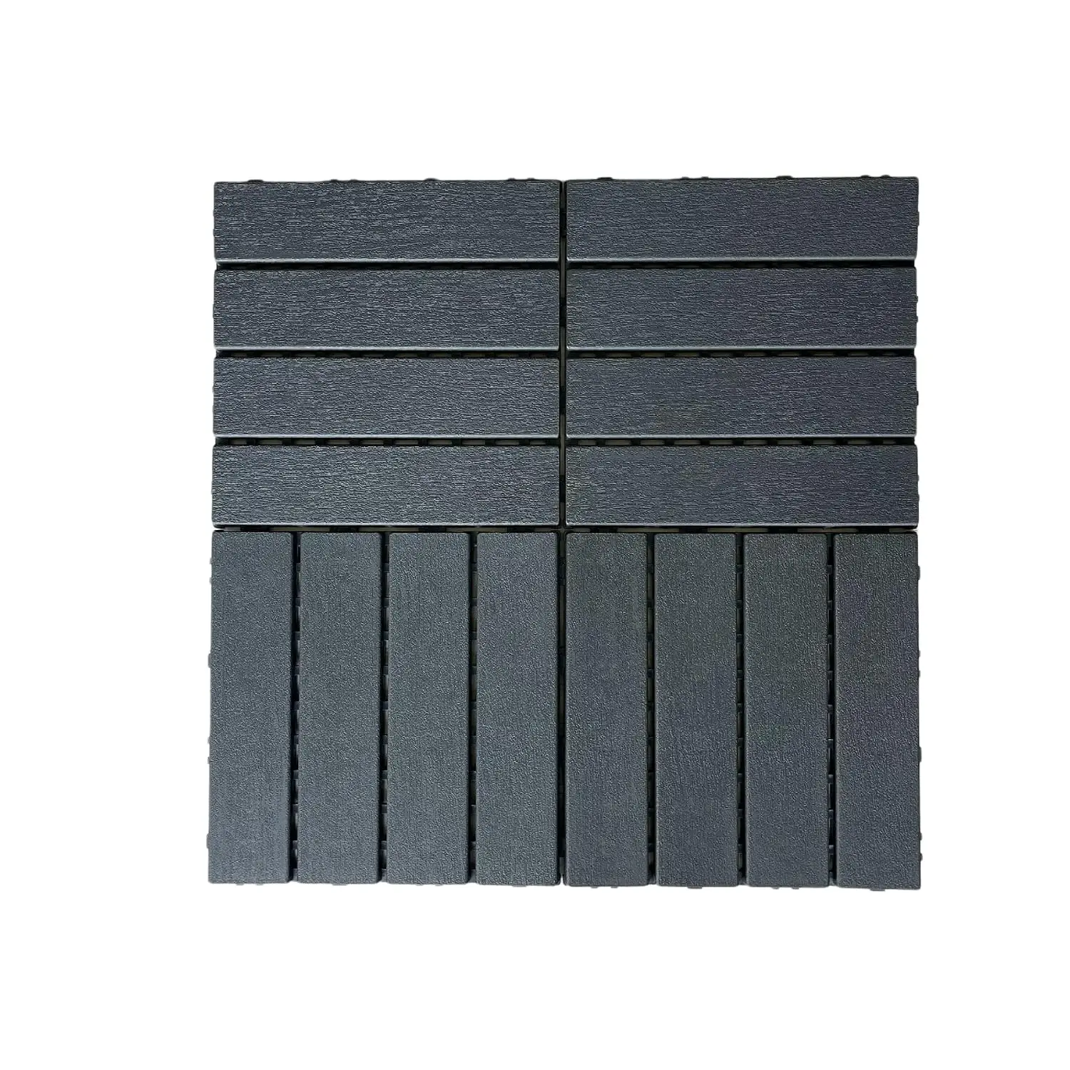 44 Pack Interlocking Deck Tiles, 12"x12"x0.8" Plastic Patio Flooring Outdoor Waterproof, All Weather Use for Balcony Porch