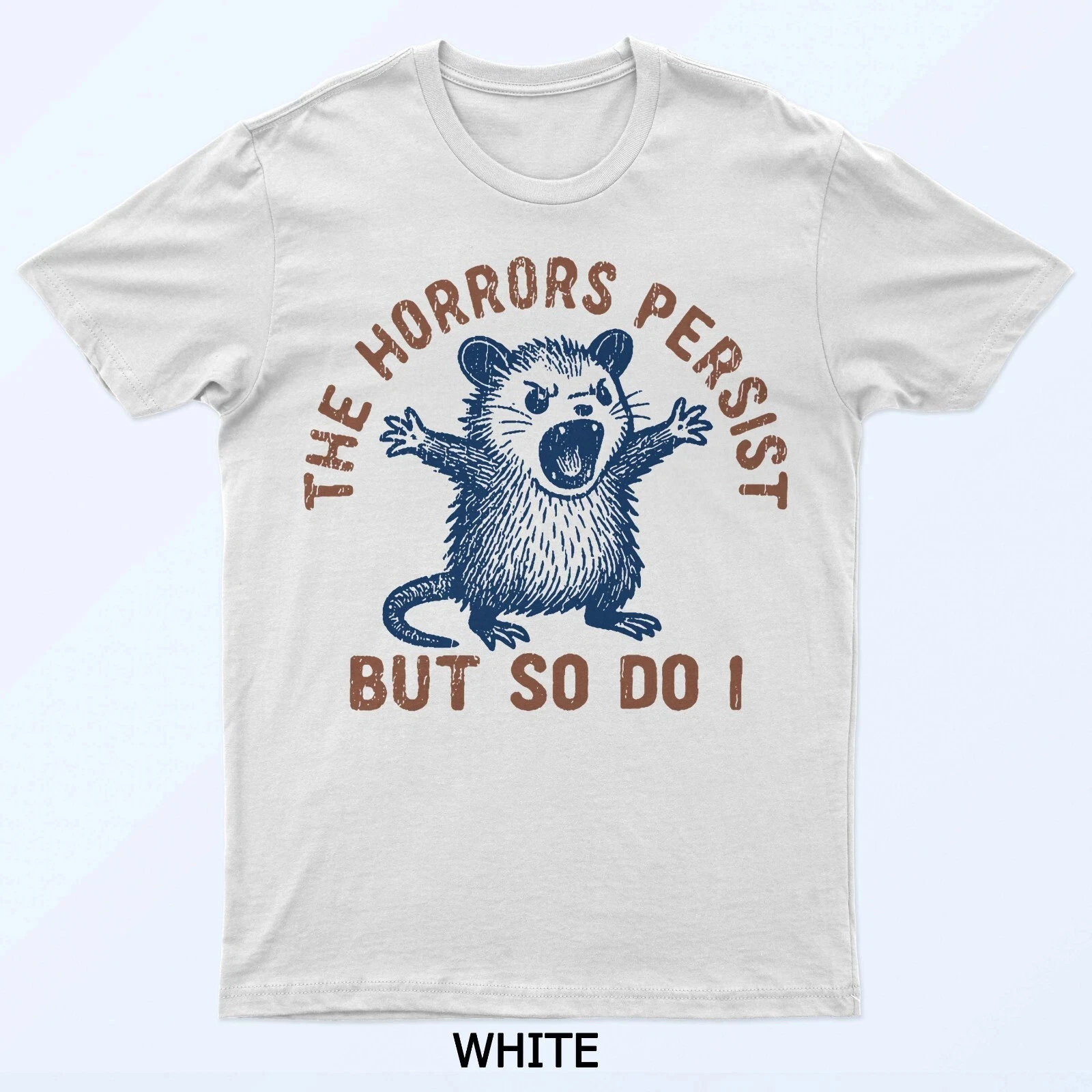 Les horreurs persistes mais donc faire je t-shirt confortable et respirant à la mode drôle doux rue quotidien vêtements pour hommes t-shirt pour hommes