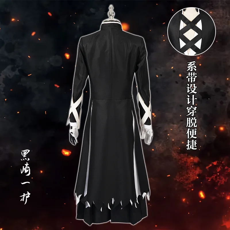 Bleach Thousand-Year Blood War New Anime Kurosaki Ichigo Bankai Cosplay Costume For Game Party Cosplay Men Set Custom