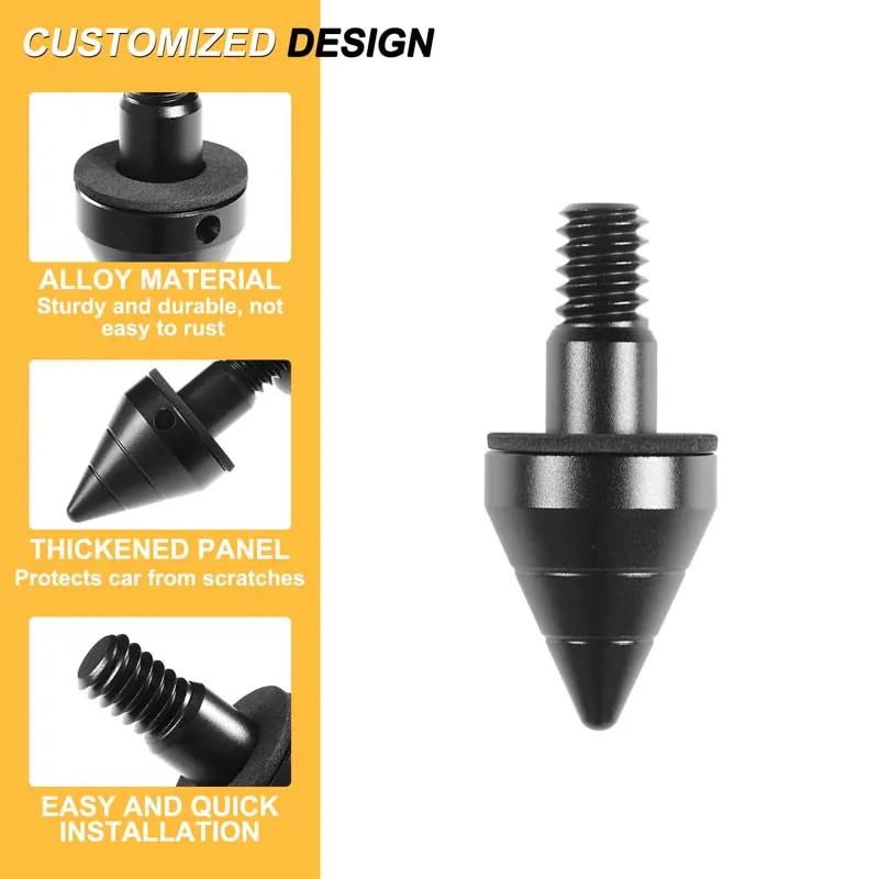for Benz SMART Fortwo W 451 W451 2009-2014 1Pc Car Bumper Spike Guard Protector Car Anti-collision Tail Cone