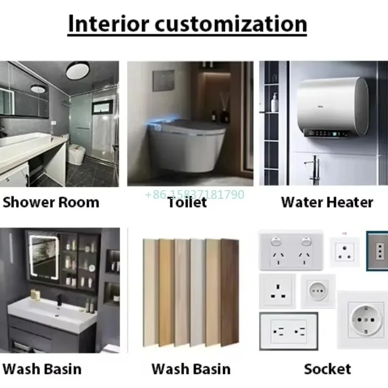 China Expandable Container House 20ft 40ft Foldable Container Home Modern Luxury Design Modular Portable Container House for US