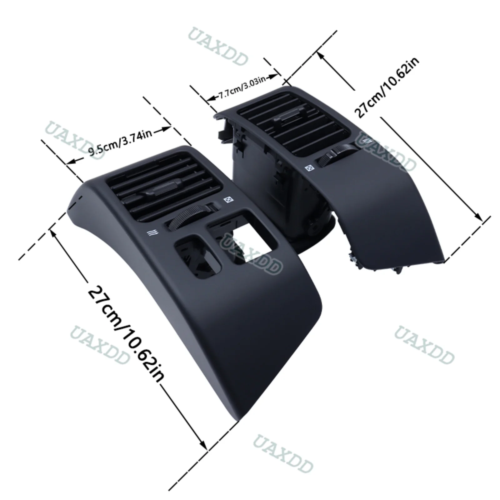 Dashboard 2 Din Car Radio Android Air Conditioning Vent Grille Assembly FOR 2004-2011 Mitsubishi Pajero V73 V60 V68 Frame Fascia