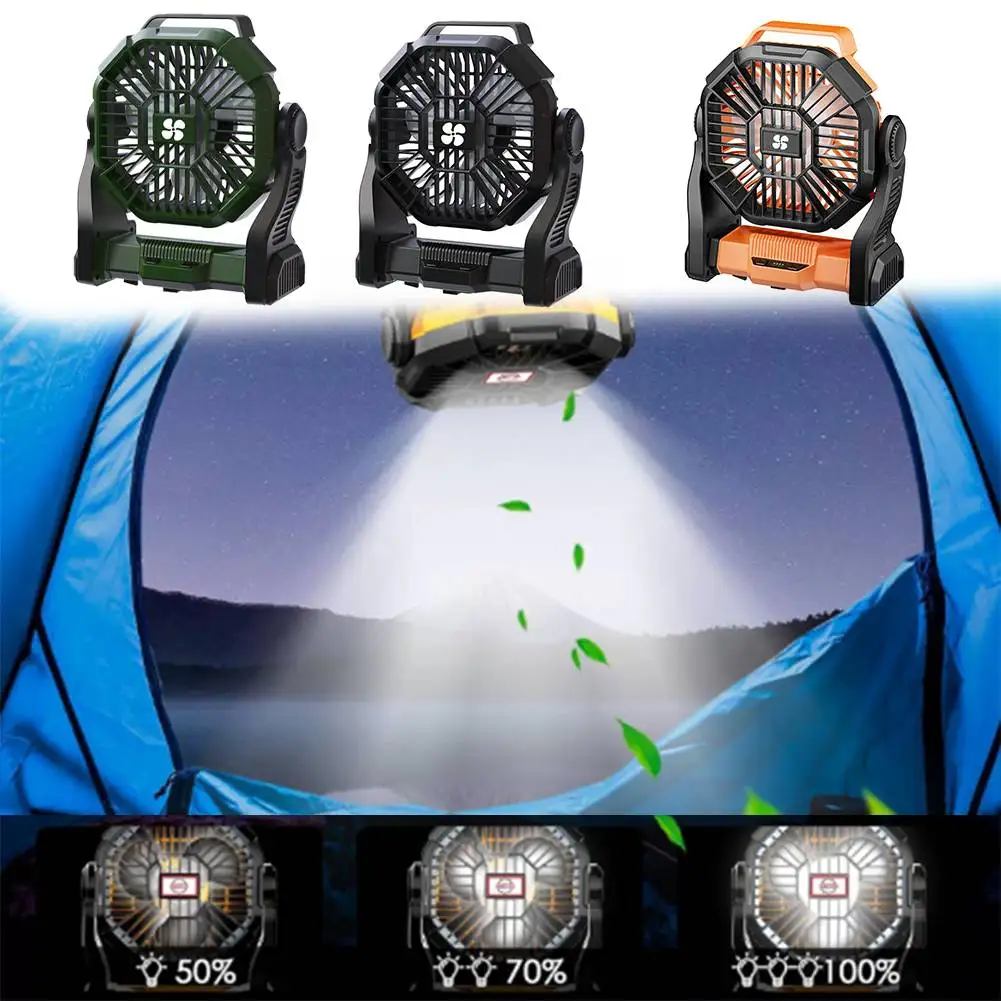 Adjustable Speed Camping Fan Adjustable Speed Fan Battery Powered Fan 125 Adjustable Angle 4 Speed Settings Nighttime Use