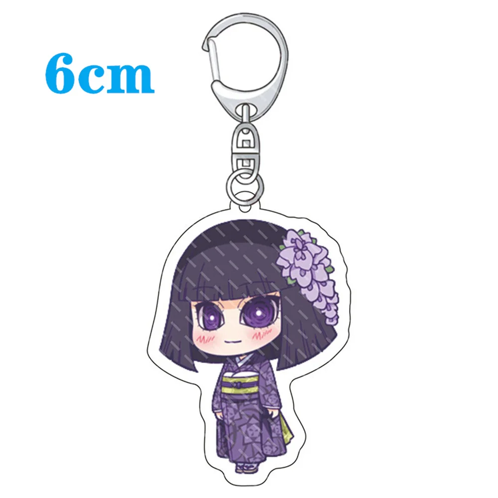 Anime Cute Cosplay Demon portachiavi decorazione Demonslayer portachiavi in acrilico accessori Anime Pendent