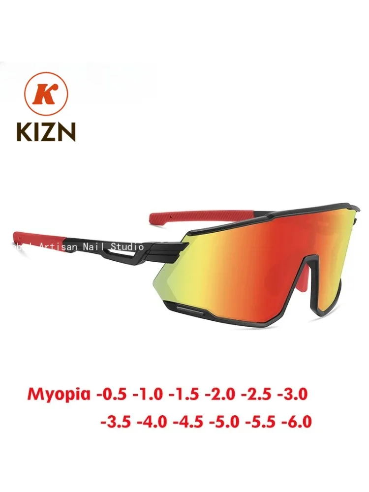 AliExpress KIZN Polarized Tr90 Frame Men Women Fashion Sunglasses Cycling UV400 Myopia Glasses Prescription Goggles optics Sports Eyewear