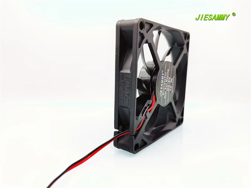 JIESAMMY double ball bearing 8015 24V 12V 5V 8CM DC variable frequency chassis cooling fan80*80*15MM