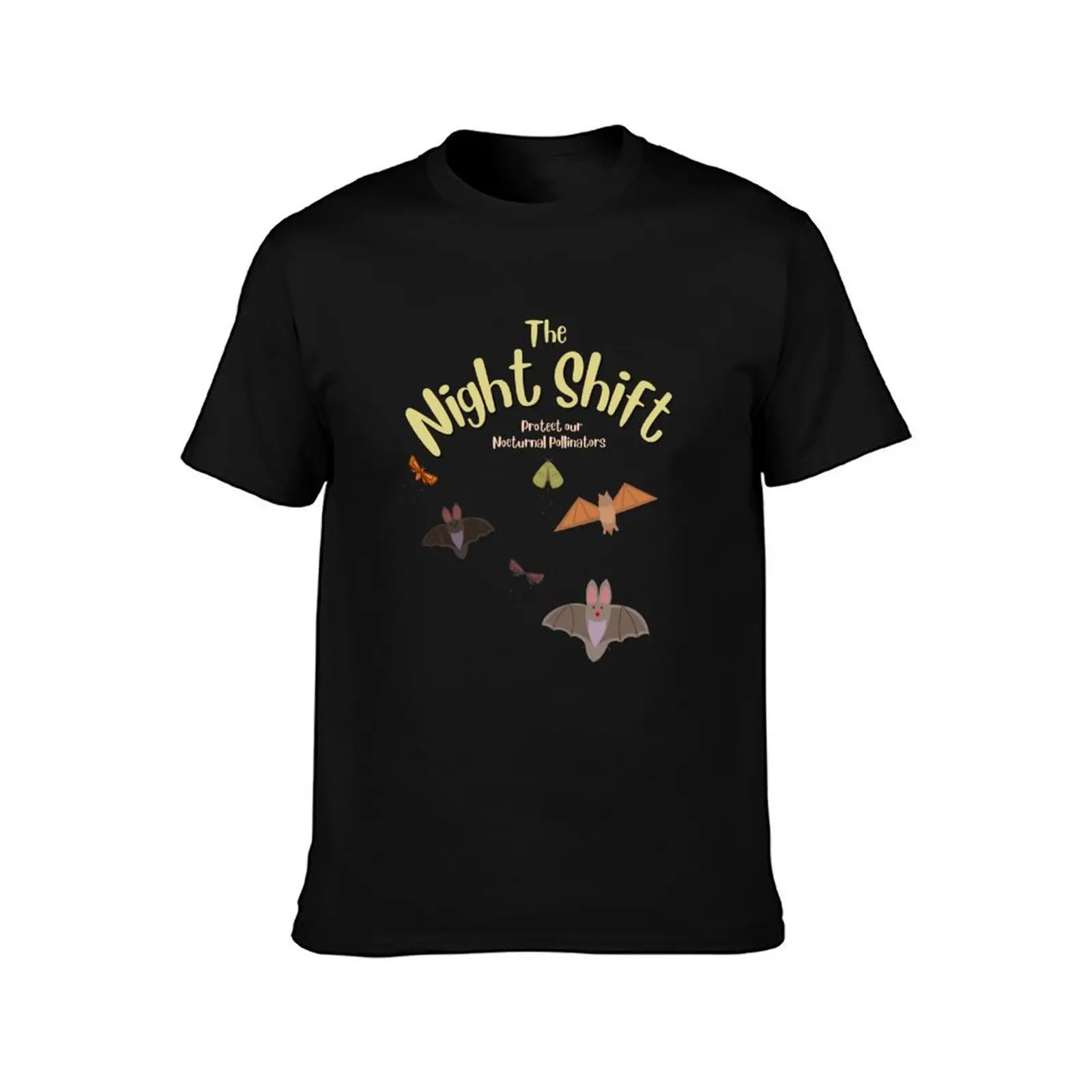 The Night Shift T-Shirt Basic Simple Design Short Sleeve Shirt T-Shirt