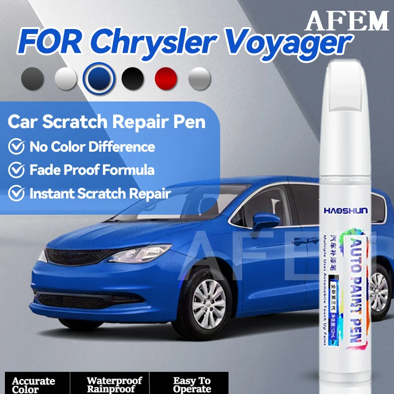 Specialized Automobiles Car Paint Repair Pen For 1988-2025 Chrysler Voyager Paint Scratch Repair Accessories Sliver PSC White PW