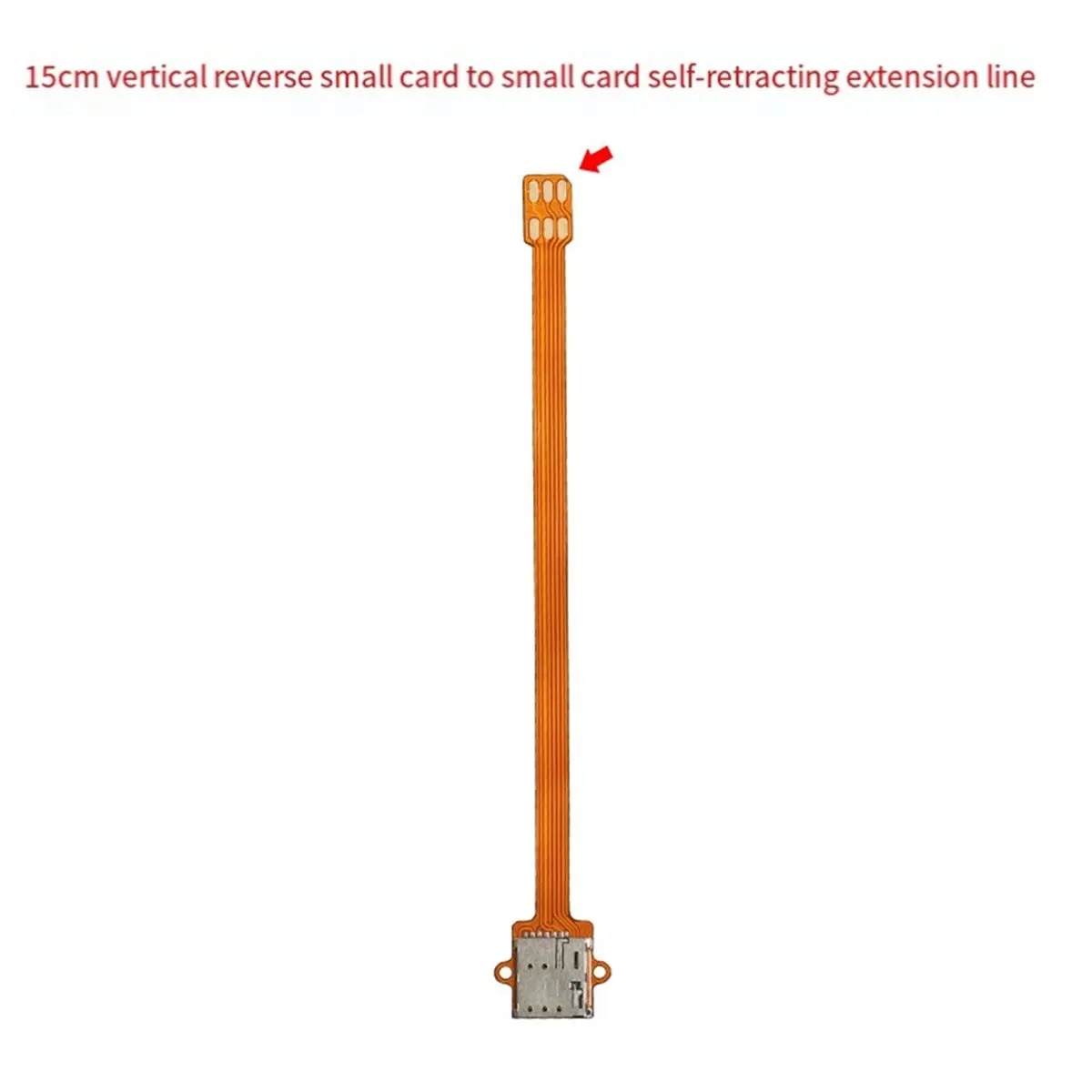 (A60I] Nano 4FF Sim Card Converter to Nano 4FF Usim Card Vertical Adapter with Extension Cable