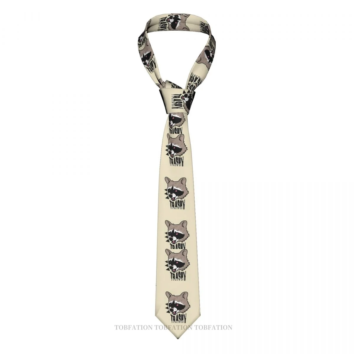 

Trashy Bandit Rascal Raccoon Classic Men's Printed Polyester 8cm Width Necktie Cosplay Party Accessory