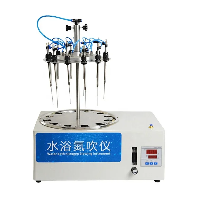 Dry and water bath nitrogen purge nitrogen concentration equipment nitrogen purge sample concentration