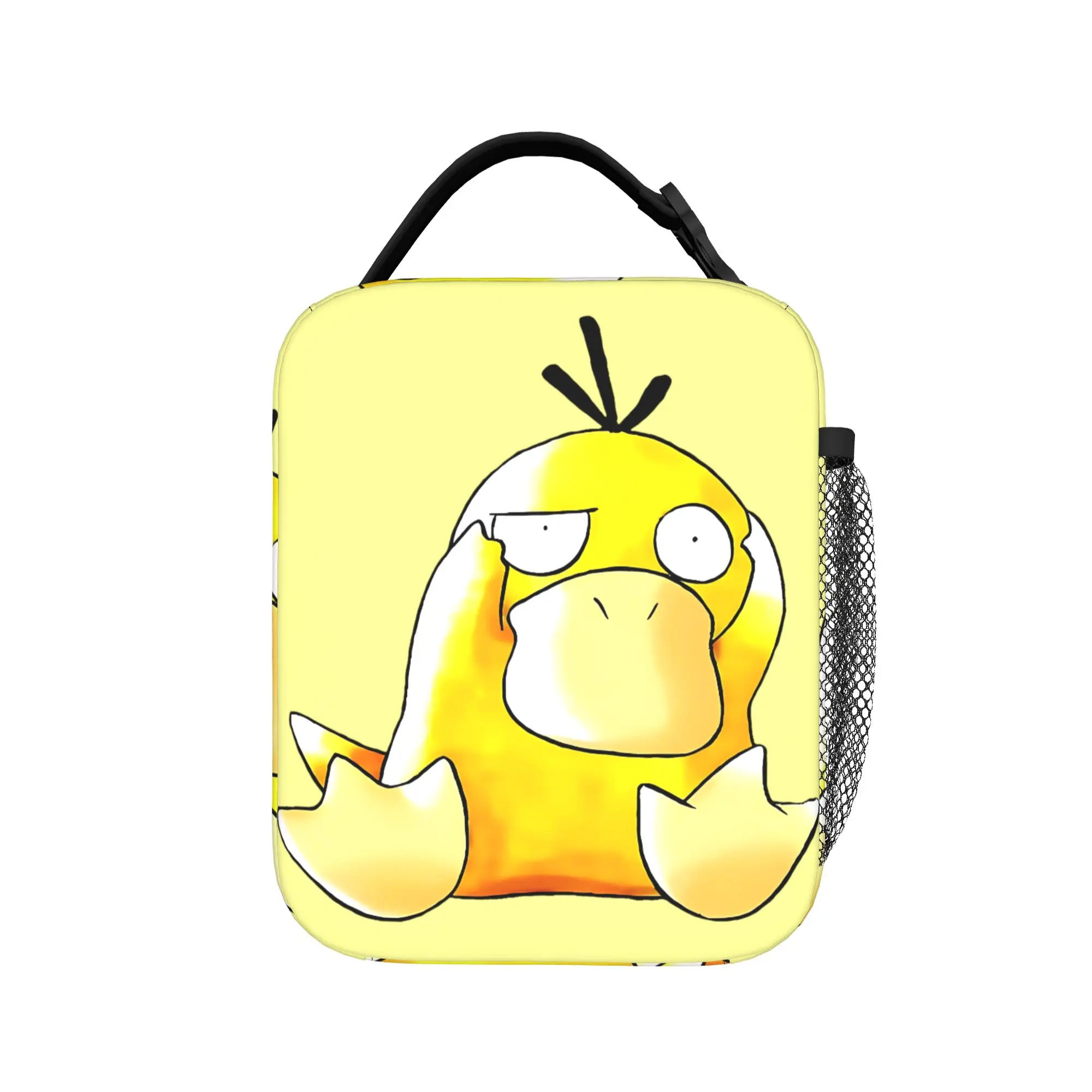

Psyduck Retro Artwork Insulated Lunch Bag Large Pokemon Lunch Container Cooler Bag Tote Lunch Box Office Outdoor Men Women