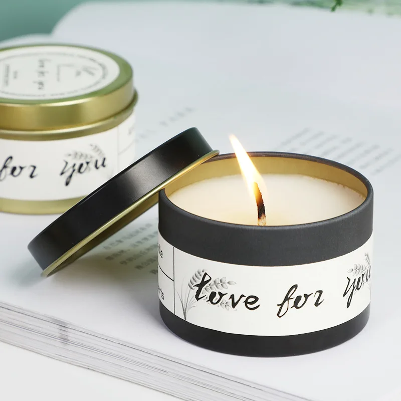 شمعة معطرة طبيعية، شمعة عطرية مصنوعة يدويًا من شمع الصويا، مثالية للتأمل وتخفيف التوتر وتعزيز المزاج الروائح، محمولة