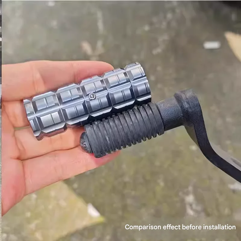 For Zontes 703F, a modified and lengthened gearshift lever for motorcycles, extending the gearshift lever accessory.