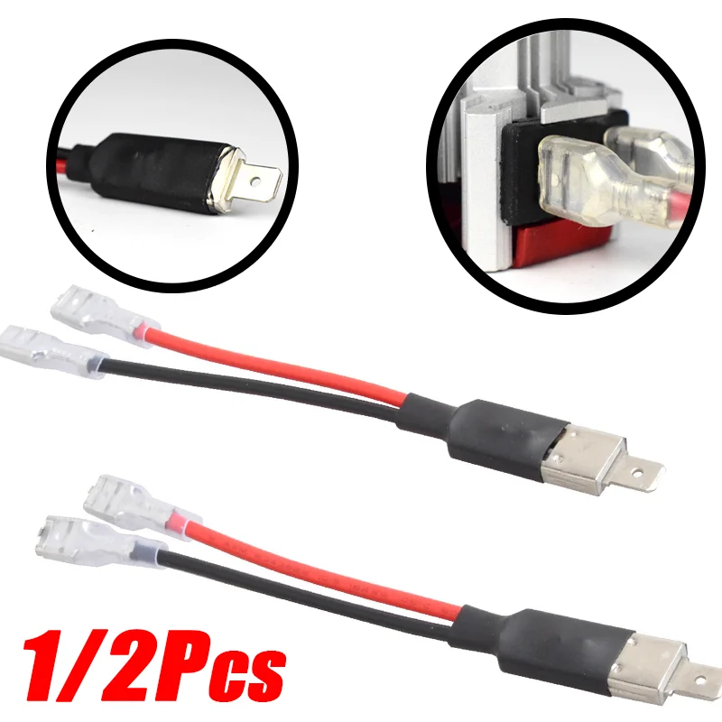 1/2Pcs H1 Replace Single Converter Safety Wiring Connector Cable Conversion Lines Headlamp Adapter HID Headlight BulbAccessories