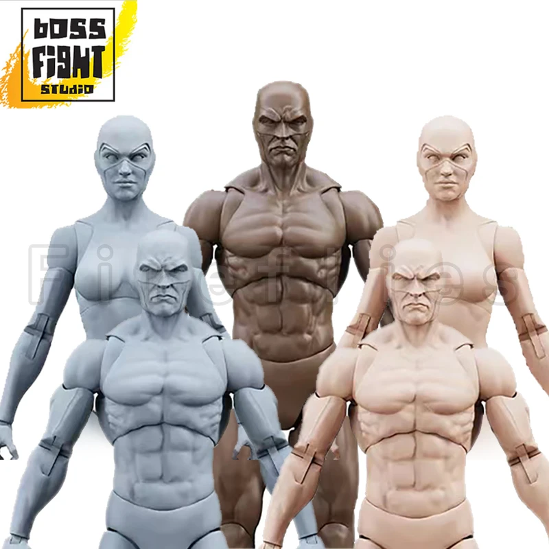 ฟิกเกอร์แอคชั่น 1/12 ขนาด 6 นิ้ว บอสไฟท์ สตูดิโอ ตัวละครแฟนตาซี แบบเปล่า ชาย/หญิง ของสะสมอนิเมะ โมเดลของเล่น