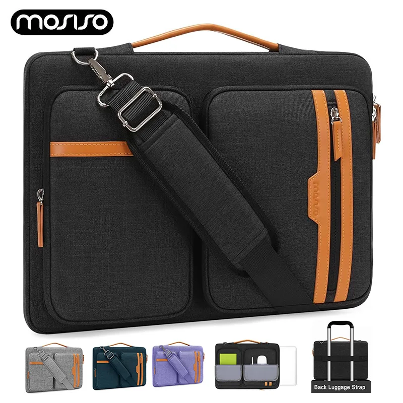 

Сумка через плечо для ноутбука 13, 14, 15,6, 16 дюймов M3 M2 M1 для MacBook Air Pro HP Dell Lenovo Asus, чехол-мессенджер для ноутбука