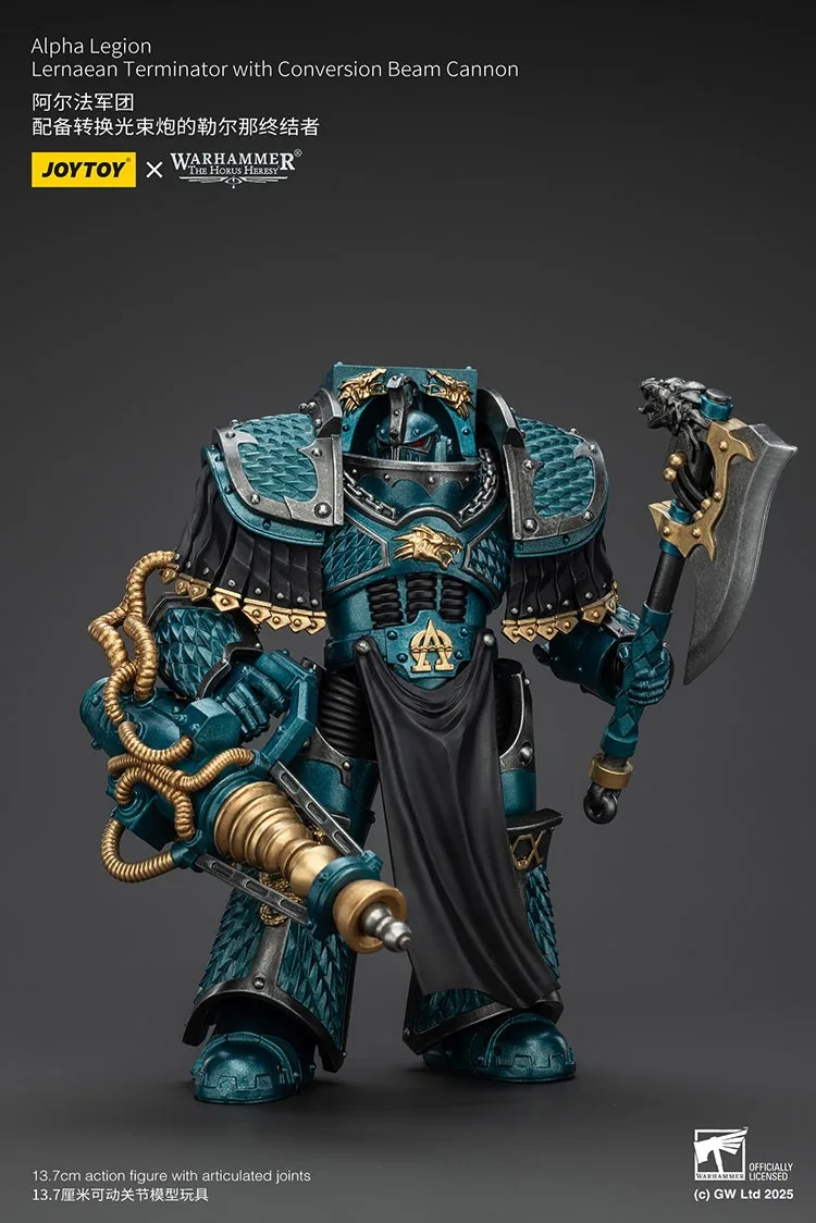 

JOYTOY Warhammer «Хранители Гора» Alpha Legion Lernaean Терминатор с преобразованием Beam Cannon Фигурки Коллекция кукол