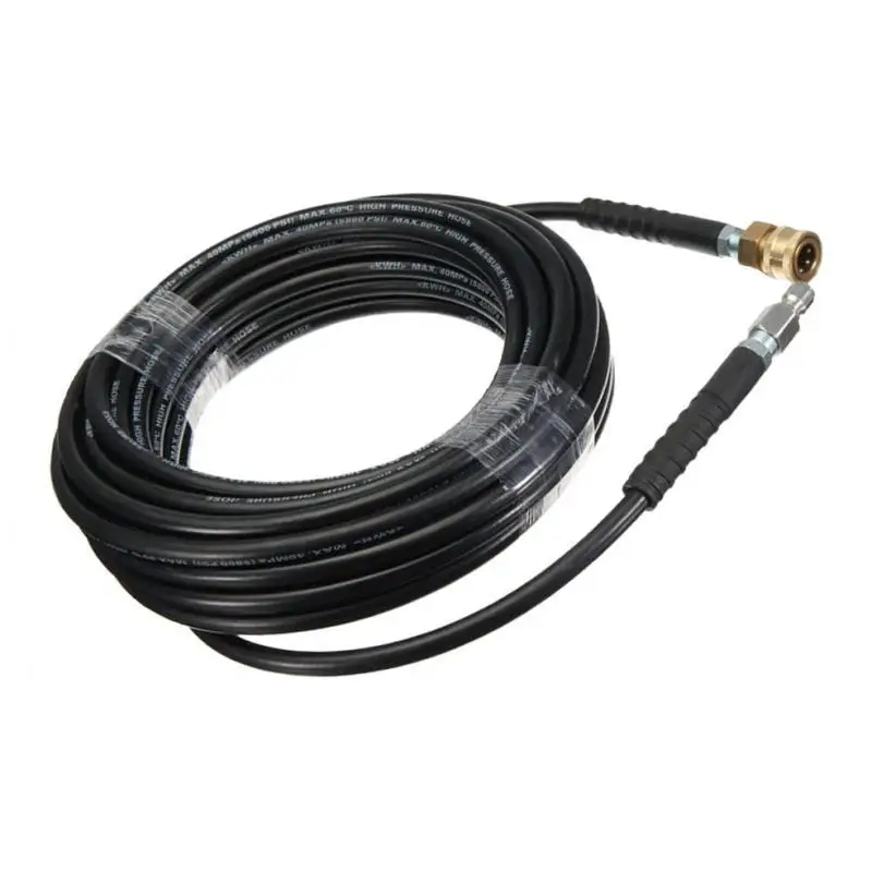 

15 Metre Water Jet Power High Pressure Washer Replacement Hose 15M 49Ft