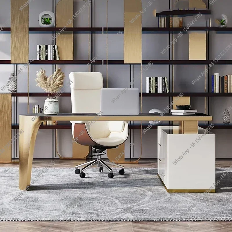 A69 European Executive Office Desks Desk Bedroom Midi Bedside Table Office Desk Accessories Setup Study Tavolino Trendy Furnitur