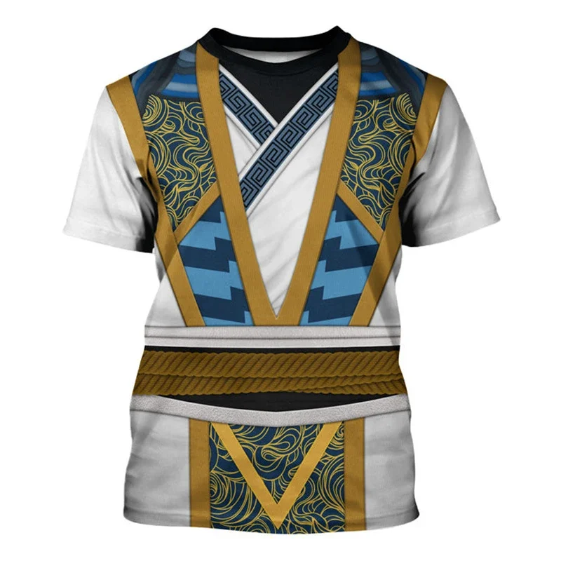 2024 New Mortal Kombat 3D Print T-shirt Cosplay Men Women Fashion Short Sleeve T Shirt Casual Cool Boys Girl Fun Game Streetwear