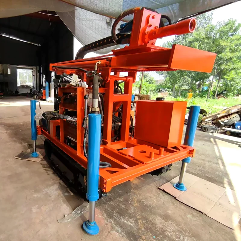 تخصيص 80 متر 100 متر جودة عالية جهاز حفر آبار المياه البنزين الديزل المزدوج الوقود الحفر