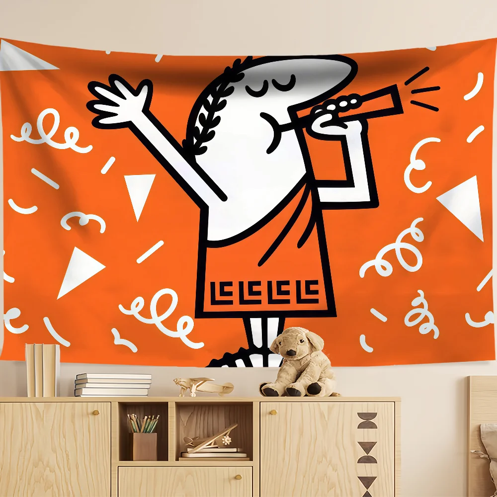 fashion funny art cute l-Little C-Caesars P-Pizza flag For Room Dorm Camping Party Garage Bar wall Picnic Decoration Banner