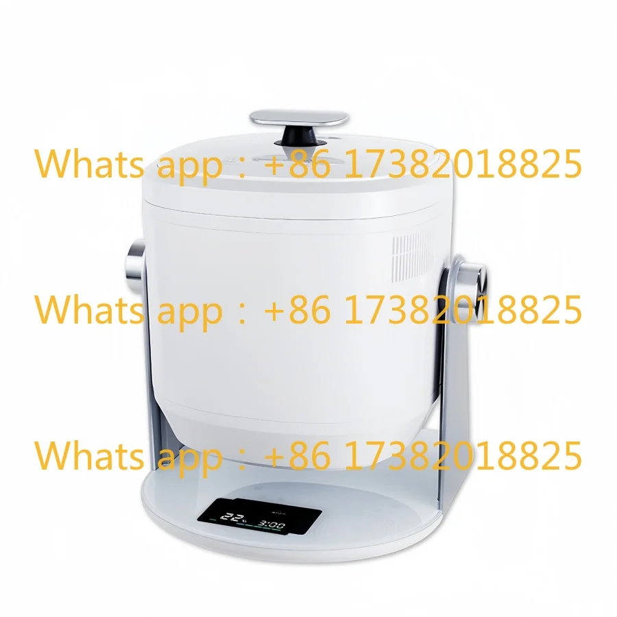 6L Automatic Cooking Machine 135 Degree Rotatable Stir Fry Machine Multifunctional Stir Fry Pot for Home 110v/220v 2200W