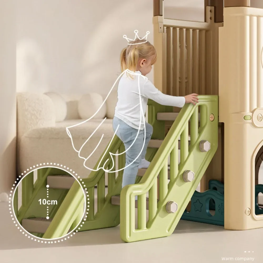 

Unique design bouncing castle children's commercial slide reasonable price school slide equipment park indoor playground sales