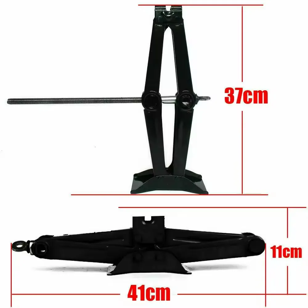 Steel Scissor Jack Stand In 0.8T 1T 2T 3T Sizes For Car Repair Vehicle Maintenance Tools