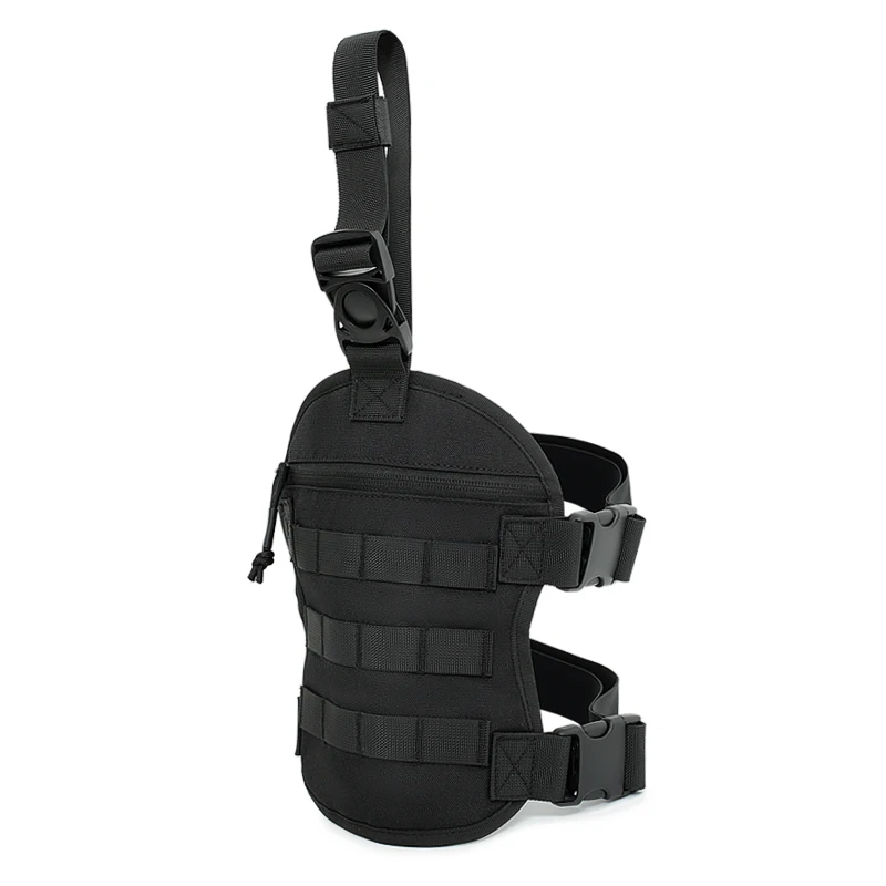 Tactical Drop Leg Platform Bag Adjustable MOLLE Thigh Rig Holster Pouch Outdoor Hunting Combat Leg Panel Utility Carry Pack