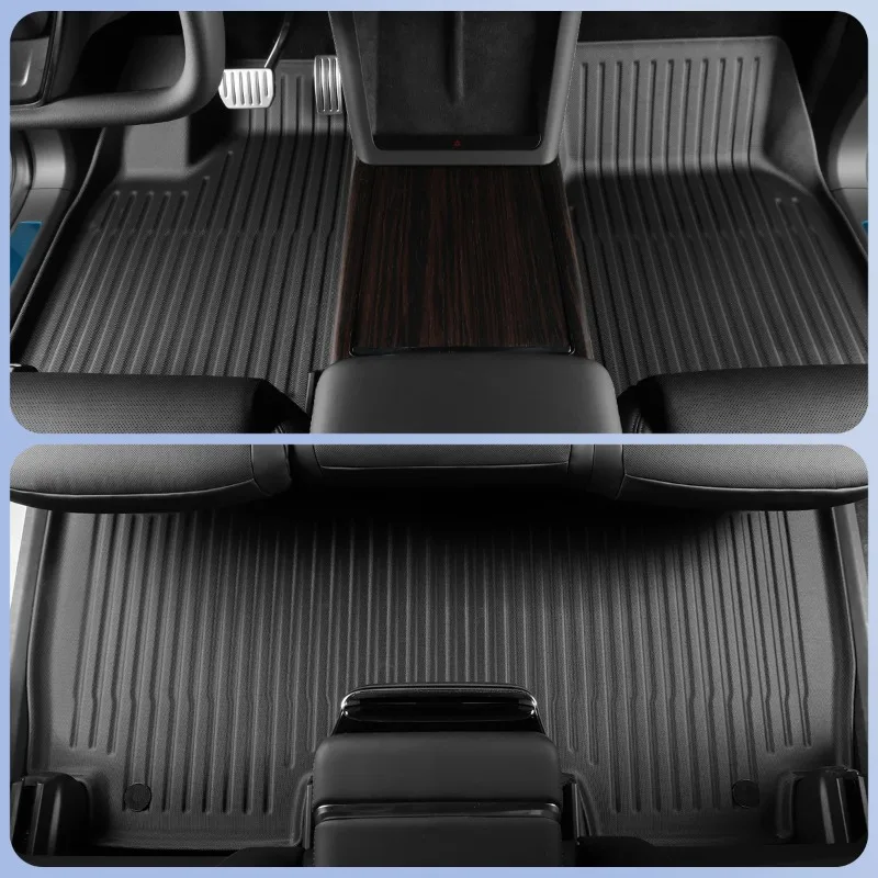 For Tesla Model X 2024 5/6/7 Seat TPE 3D Car Floor Mats Cargo Liner Trunk Pad Waterproof Protective Left Rudder