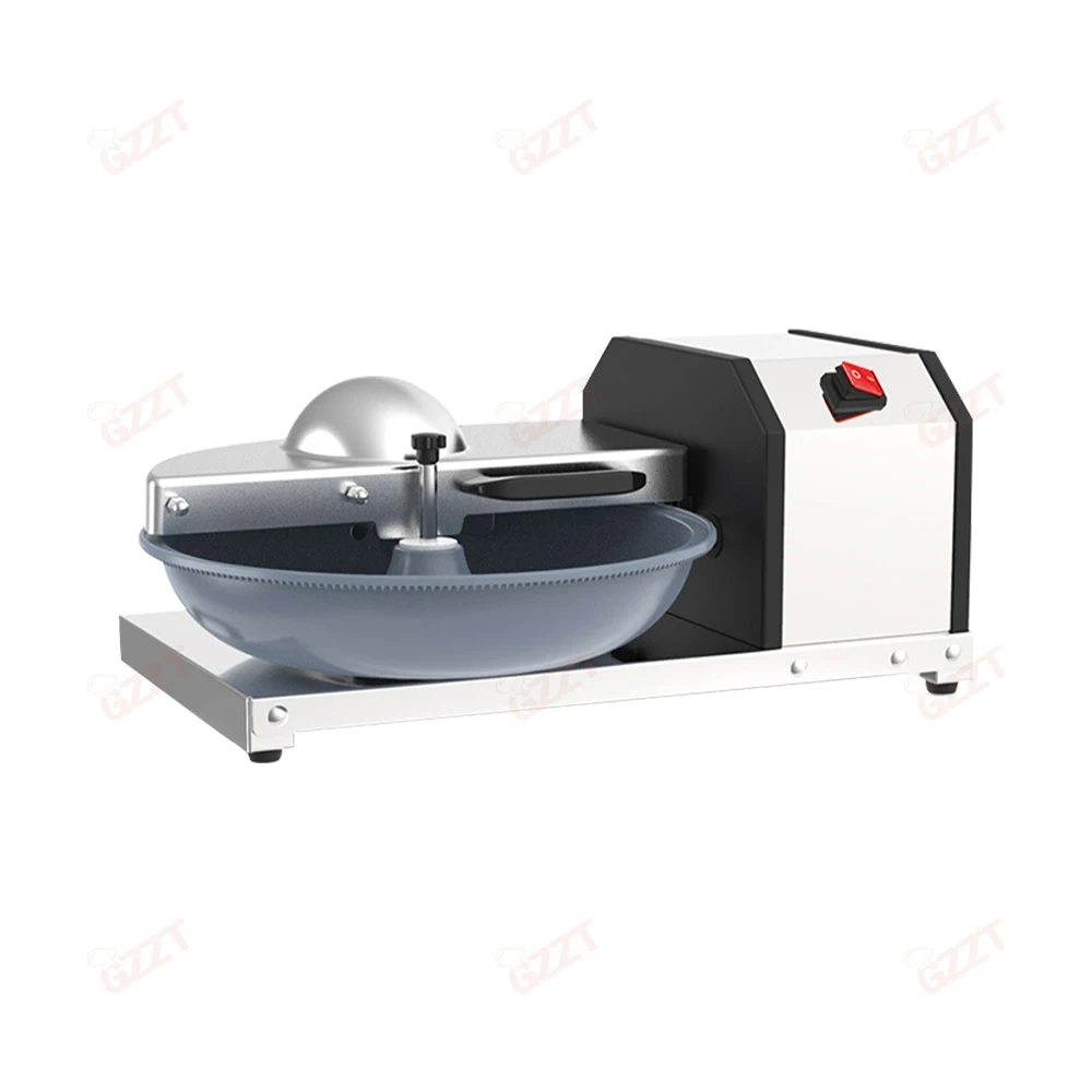 5L Large Capacity Basin 110V 220V Commercial Ginger Onion Chopping Auto Machine Vegetable Meat Bowl Chopper Cutter Machine