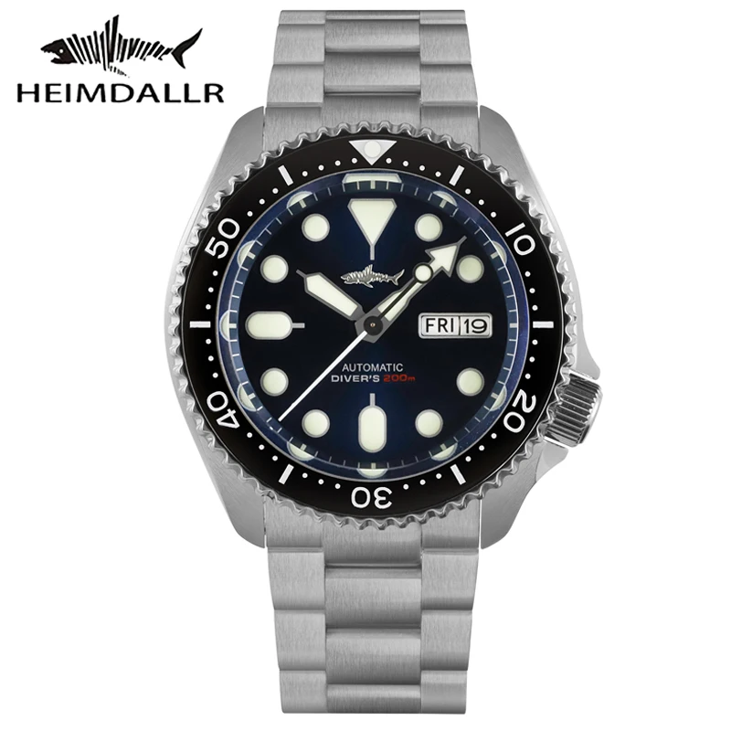 

Мужские автоматические часы Heimdallr NH36A, 42 мм, 200M, сапфировое стекло, керамический безель, C3, светящиеся наручные часы из нержавеющей стали