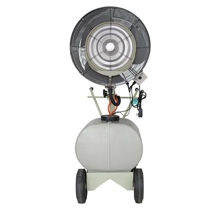 Industrial Spray Floor Fans Water Misting Humidification Cooling Outdoor Mobile Mist Fan With Water Tank