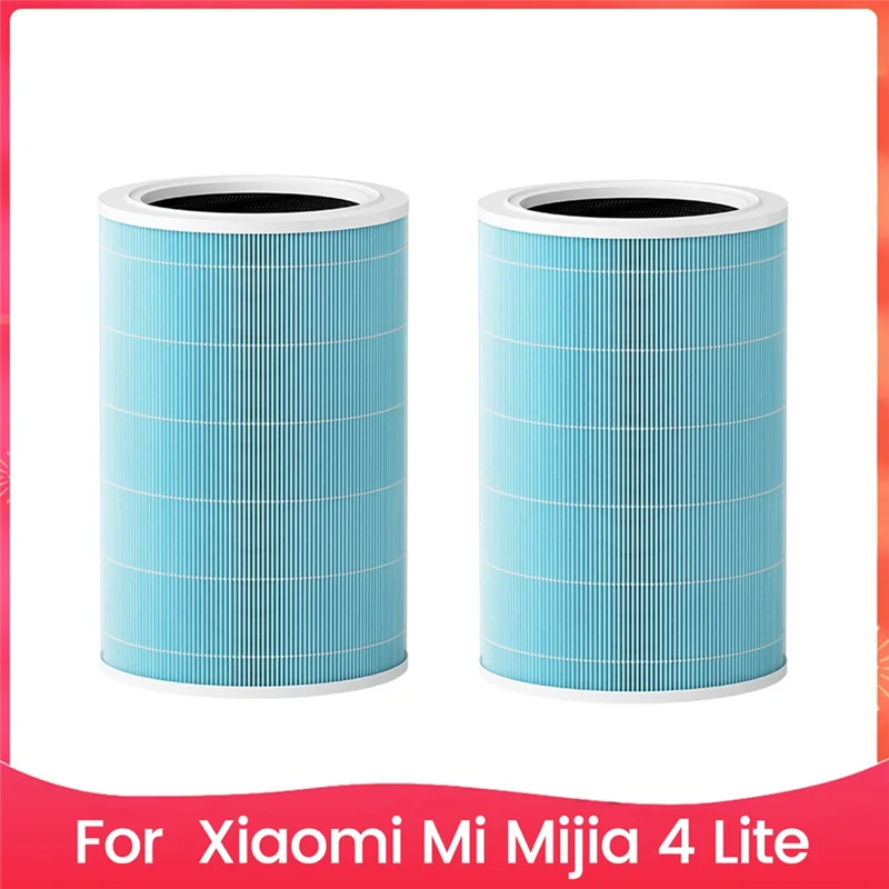 

[НОВИНКА! N92R] 2 шт. HEPA-фильтры для очистителя воздуха Xiaomi Mijia 4 Lite, запчасти для пылесоса