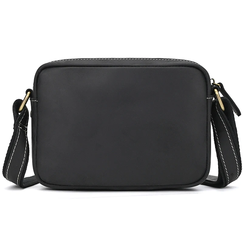 Crazy Horse leather men's crossbody bag Men's bag Retro shoulder bag men's leather ipad messenger bag fashion sling bags for man