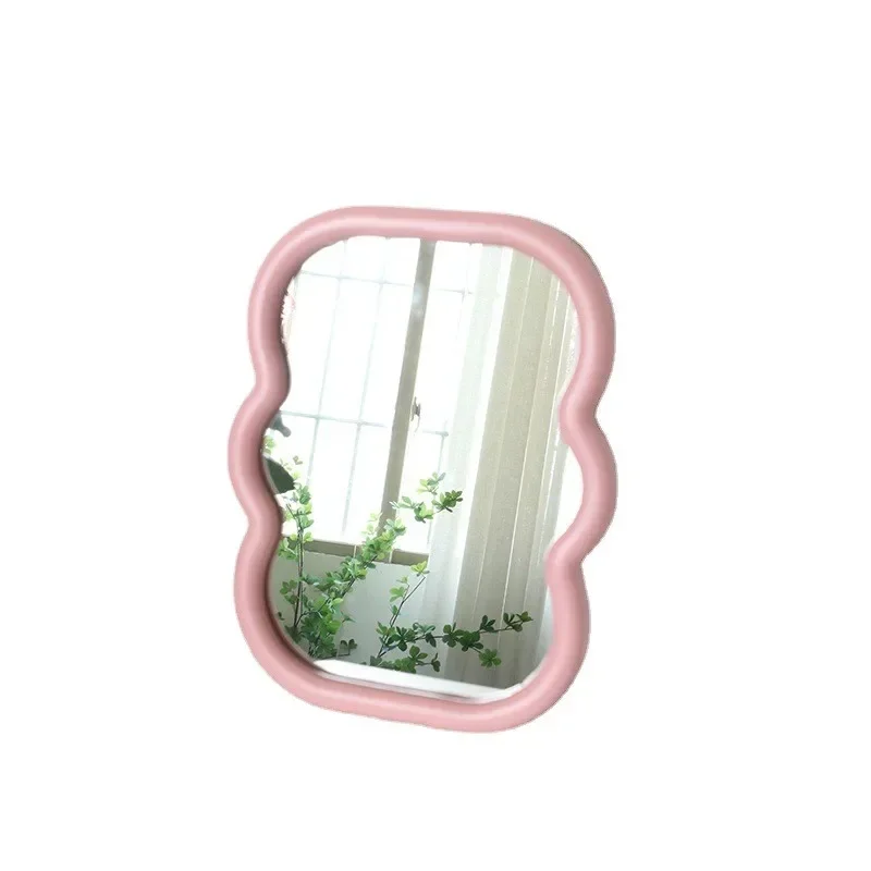 Small Makeup Decorative Mirrors Wooden Standing Handheld Vanity Decorative Cute Based Dekoracyjne Lustra Room