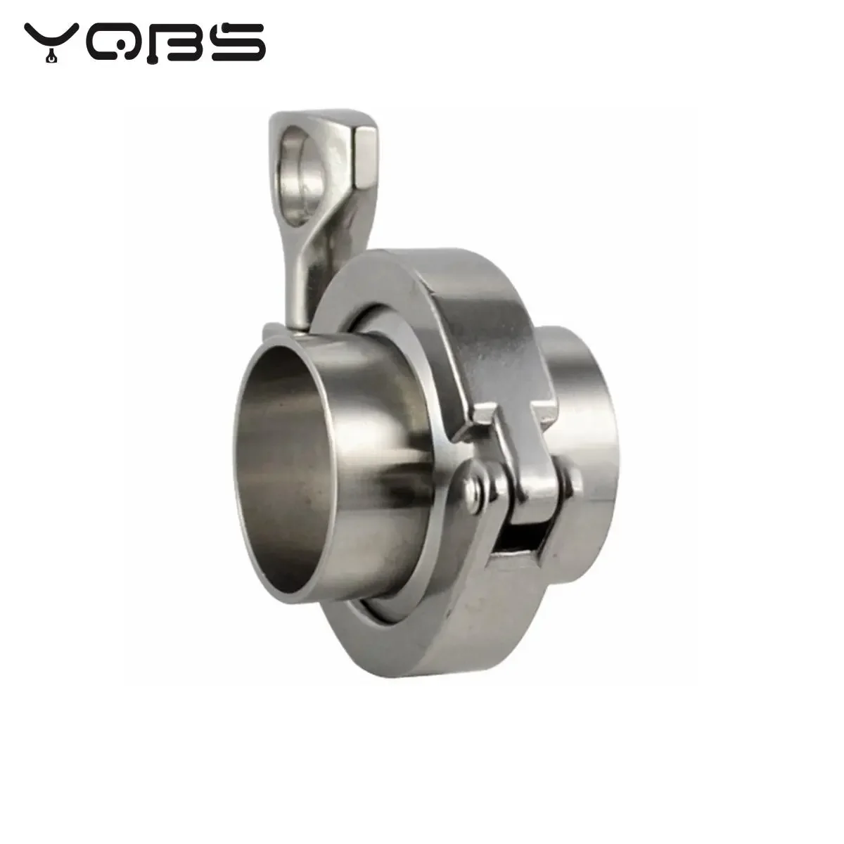 YQBS Triclamp SS brida sanitaria tubo soldadura virola de soldadura Tri abrazadera PTFE o junta de silicona acero inoxidable SUS SS 304