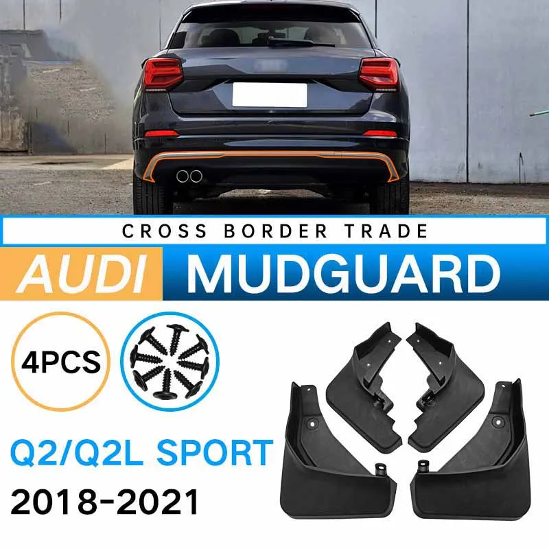 

4pcs Car Fender Wheel Front and Rear Fenders Original Model Replacement For Audi Q2 Q2L sport 2018-2021 Auto Accessories