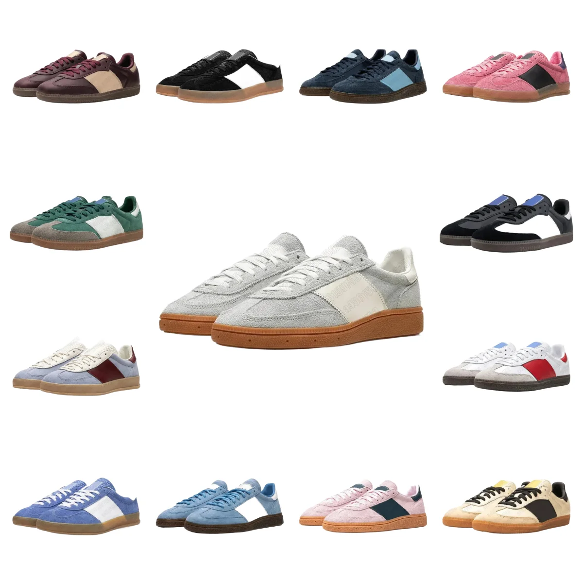 

Sambas винтажные кроссовки в спортивном стиле унисекс, тренировочная обувь в стиле ретро для мужчин и женщин, модная уличная одежда на каждый день ‮ 54-63 ezis adidas