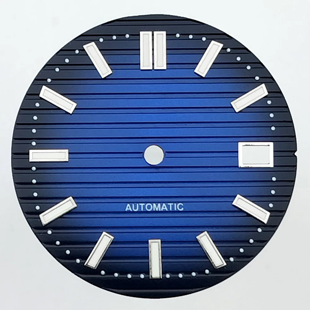 29,7 mm mechanisches Zifferblatt für Uhren, passend für NH35-Uhrwerk, C3-Grün-Nachtlicht, schwarz, weiß, blau, braun, Uhrenzifferblattteile, individuelles LOGO, Name – Detail 5