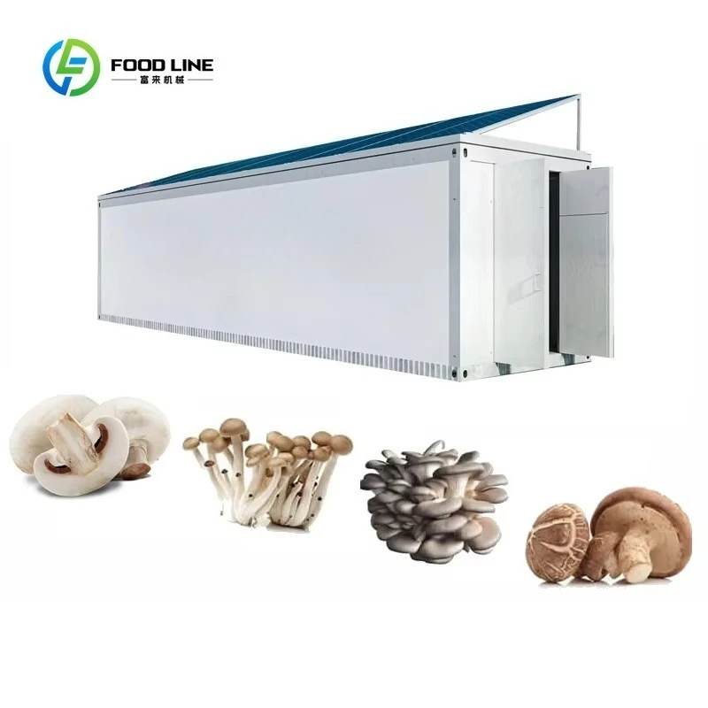 Customized 20/40ft Fully Equipped Mushroom Fruiting Container Intelligent Climate-Controlled Grow Room with Multi-Layer Shelving