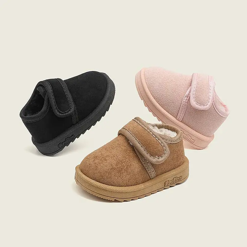 

Soft Sole Fleece Lined Thick Warm Snow Boots Winter Infant Toddler Boys Girls 1 6 Years Waterproof Cute Kawaii Fashion Non-Slip