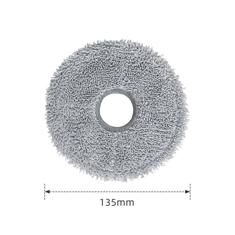4PCS Washable Mop Cloth for Xiaomi Robot Vacuum 3S B108CN /2Pro B113CN Robot Vacuum Cleaner Replacement Parts Mop#ABGP