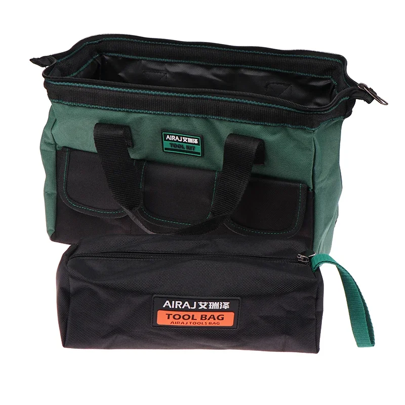 

1 Set Electrician Woodworking Portable Tool Bag Multifunctional Storage Electrician Wear Resistant Thickened Canvas Tool Bag