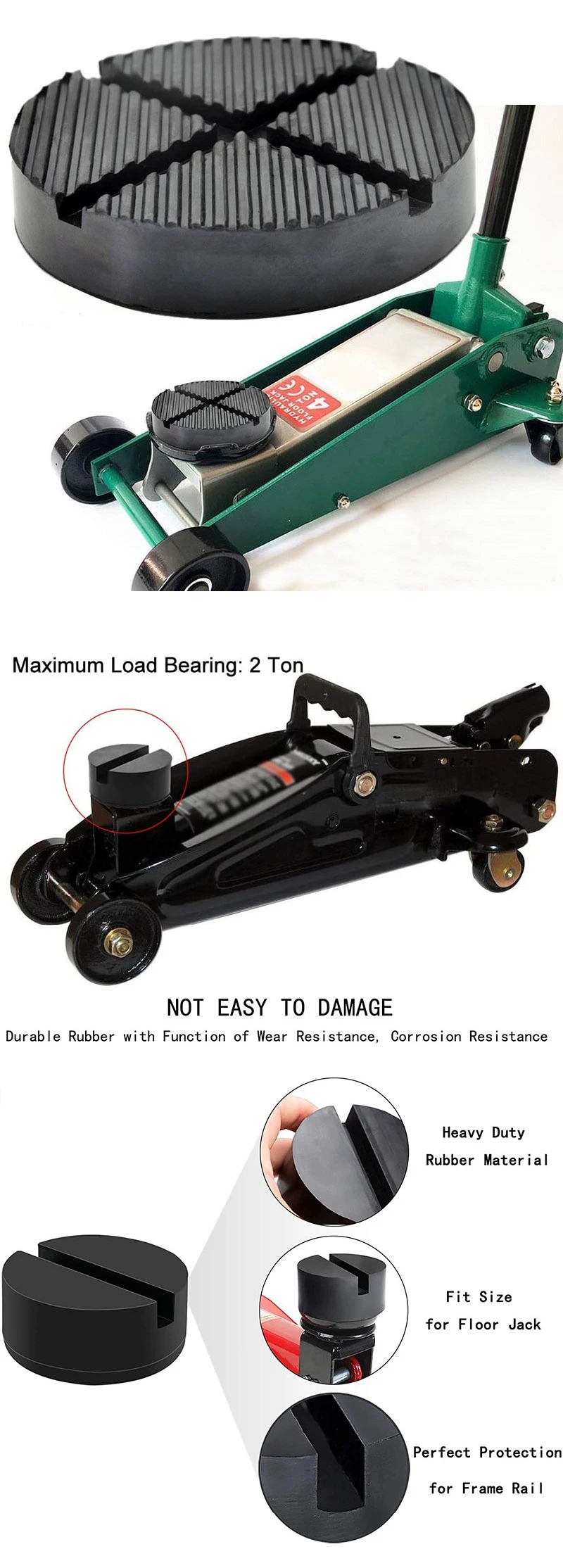 Auto Jack Lift Adapter Unterstützung Pad Gummi Jack Pad Rahmen Schutz Für Pinch Weld Seite Hebe Disk Jacking Disk Pad Werkzeug – Detail 3