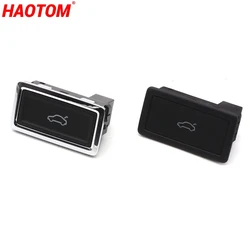 Car Electric Trunk Lid Lock Switch Push Button For Audi A4 B8 A6 C7 A8 Q7 VW Passat Skoda Octavia Superb Black Chrome
