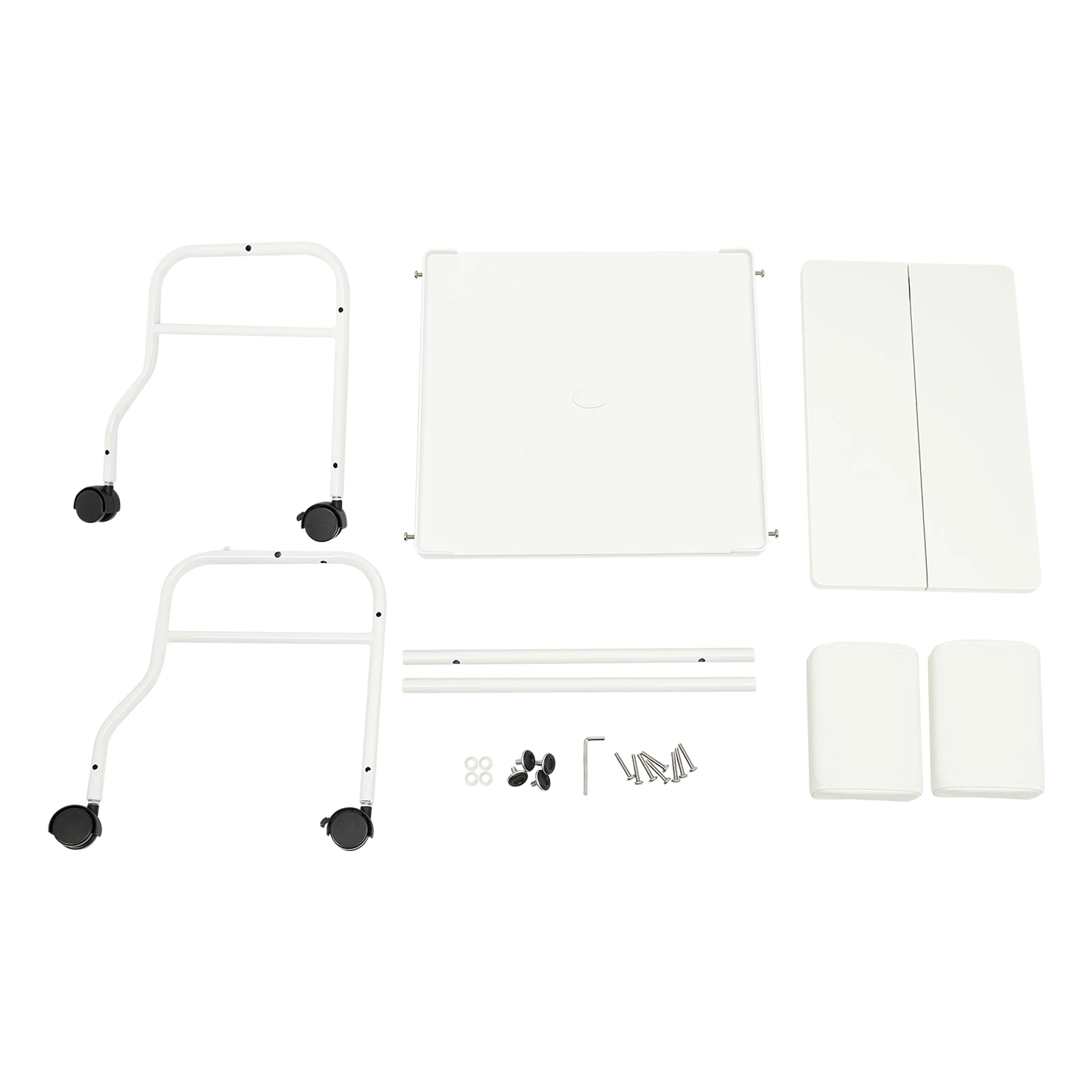 Chariot à pied pliable Portable avec frein à roues silencieuses, capacité de charge de 39,7 lb pour usage domestique en Salon