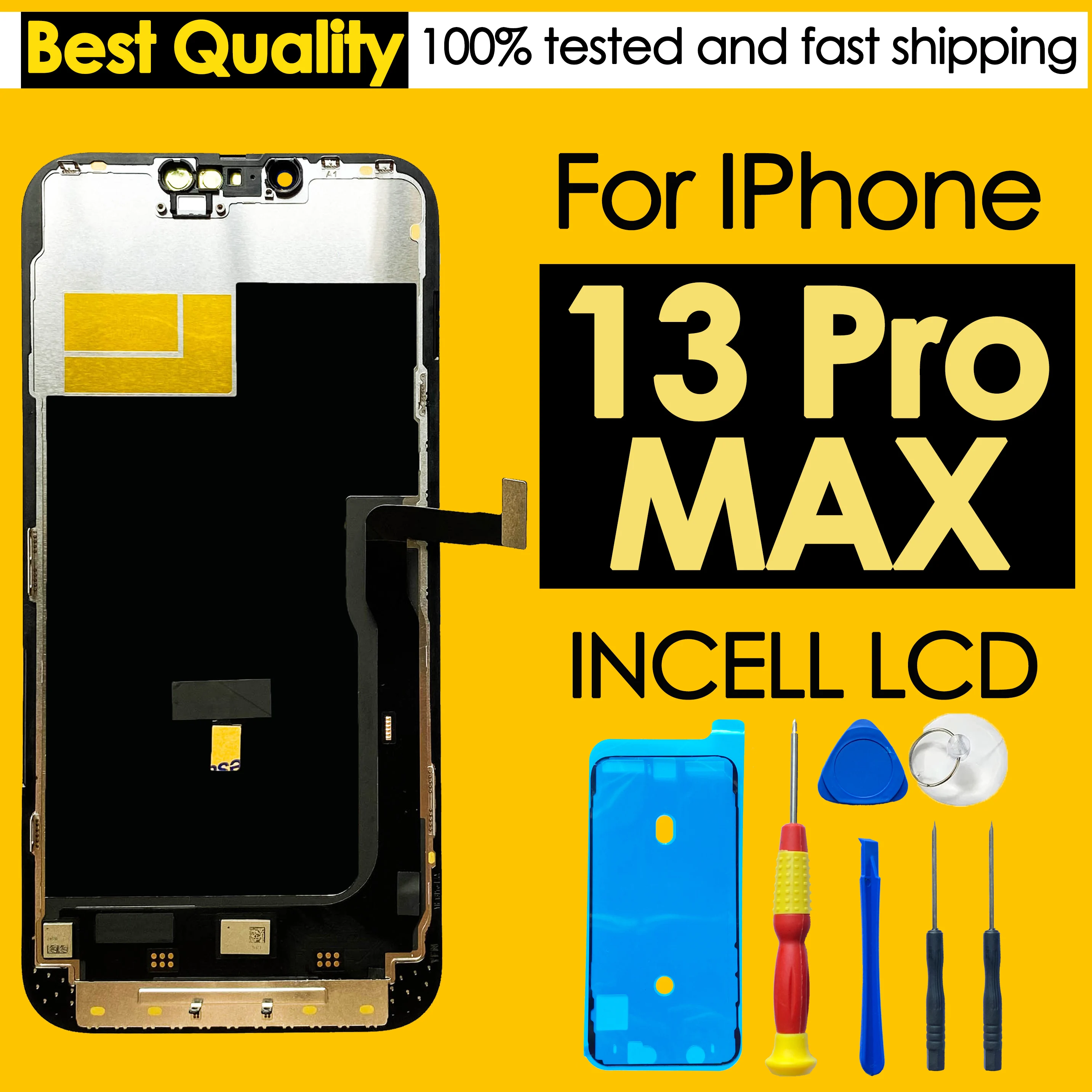 High quality AAA incell LCD For iPhone 13 Pro Max Display Touch 13 promax Screen Replacement Digitizer Assembly Repair parts